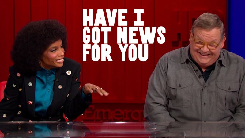 Video: ‘Have I Got News For You’ comedians poke fun at criticism Harris won’t talk to the press enough