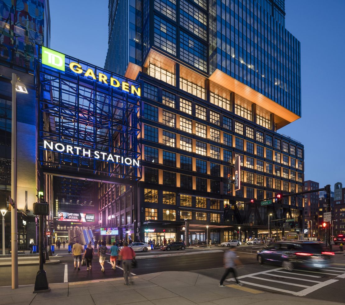 The Hub on Causeway, a mixed-use development project in Boston, includes hotel towers, office and residential space.