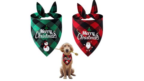 Vavolo Holiday Dog Plaid Bandana