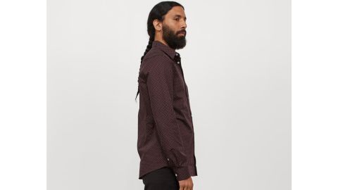 H&M Slim Fit Easy-Iron Shirt 