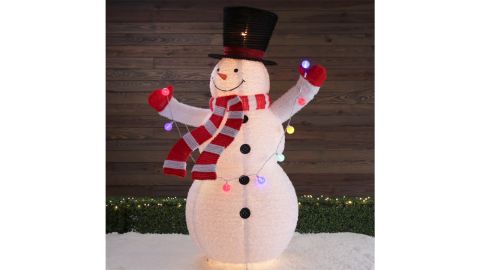 Holiday Living 6-Foot Pre-Lit Pop-Up Holiday Snowman