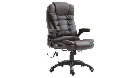 Homcom Adjustable Heated Ergonomic Massage Office Chair