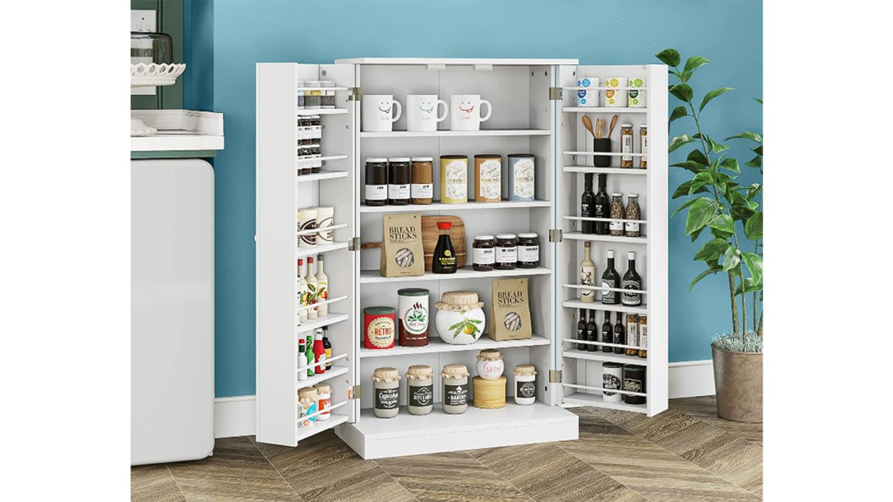 8 Kitchen Pantry Cabinet and Shelf Ideas That Solve Storage Problems