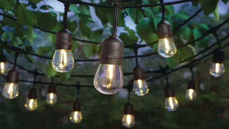 Outdoor string deals lights home depot