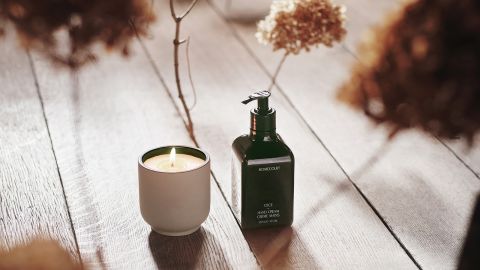 Homecourt candles and handcreams