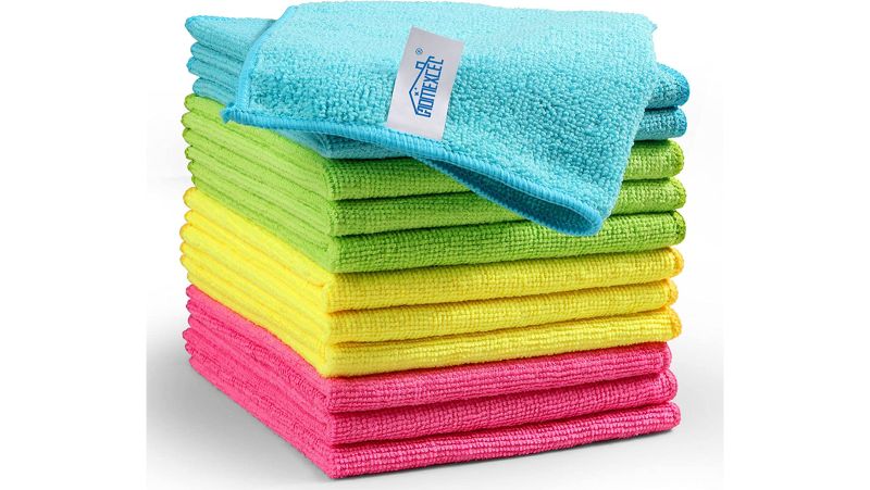 10 Pack Cleaning Cloths Microfiber Kitchen Household   Homexcel Microfiber Cleaning Cloth 