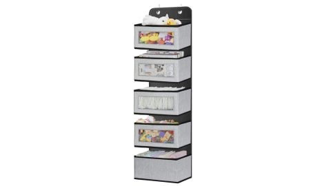 Homyfort Over The Door Hanging Organizer With 5 Big Pockets