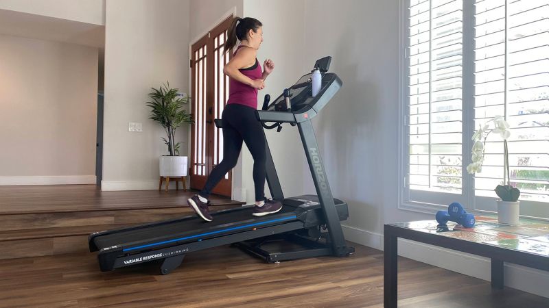 The Horizon 7.0 Treadmill is a high-end treadmill for a budget price | CNN Underscored