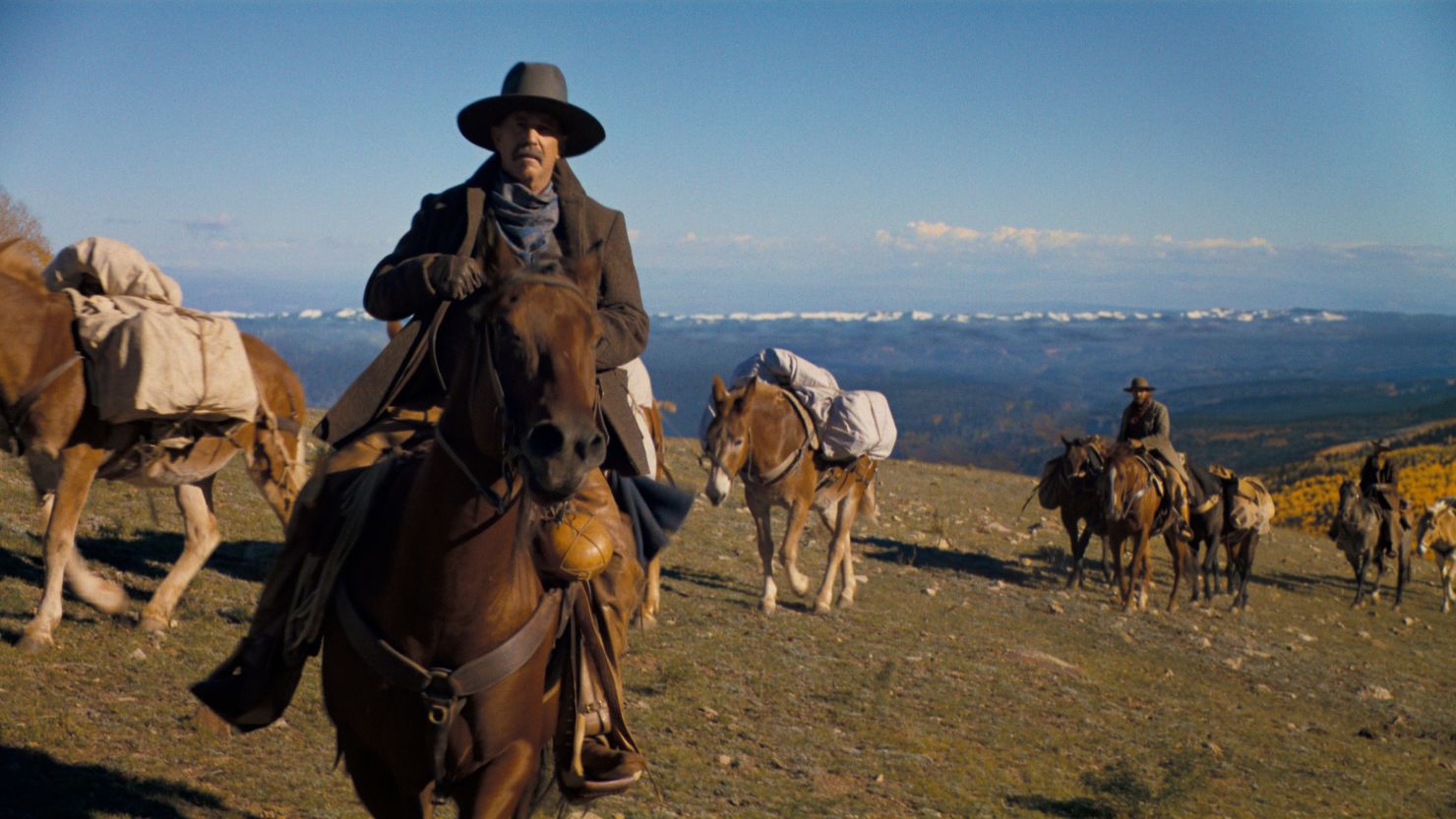 Kevin Costner in a scene from "Horizon: An American Saga."