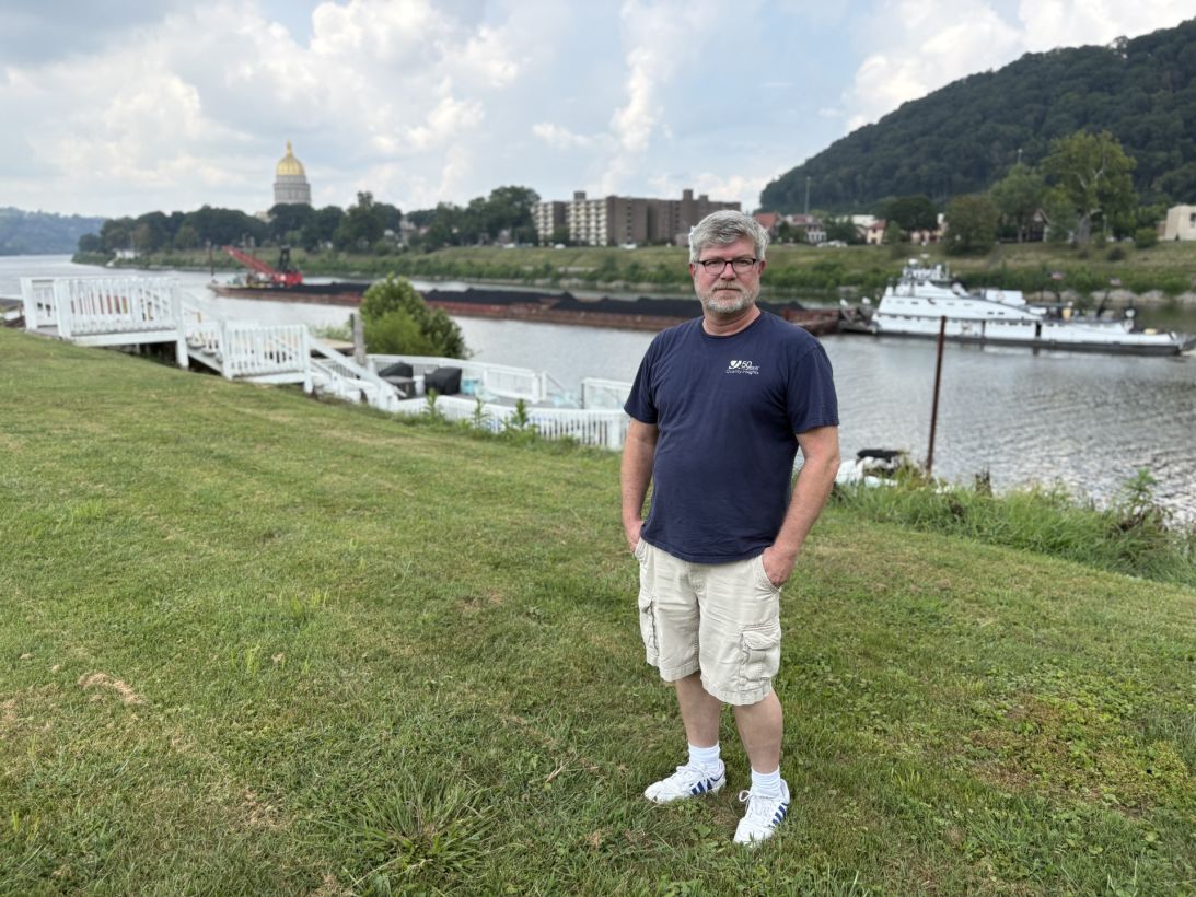 Shanen Wright has lived in Charleston, West Virginia, nearly five decades and says he has never seen the Kanawha River rise above its banks. Located at the junction of two rivers in a wide and flat valley, Charleston is at risk of a single storm potentially flooding the city’s five largest hospitals at once, according to flood data from the company Fathom.