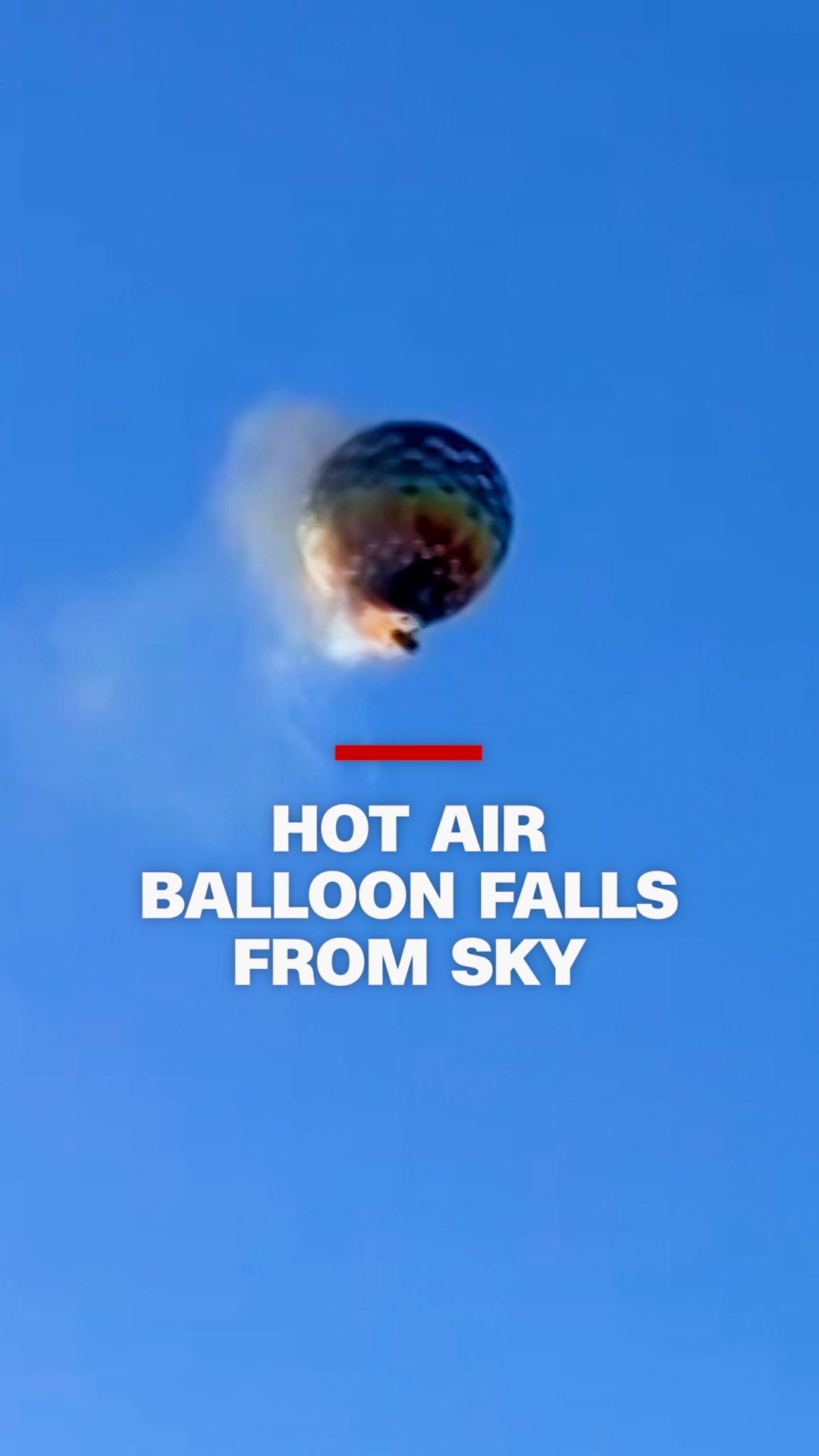 A video posted to social media showed a hot air balloon catching fire in the sky before plummeting to the ground in Brazil on Saturday. Eight of the 21 people on board died in the incident, according to the local governor.