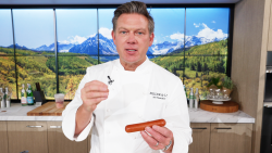 Tyler Florence shares his tricks to grilling tastier hot dogs