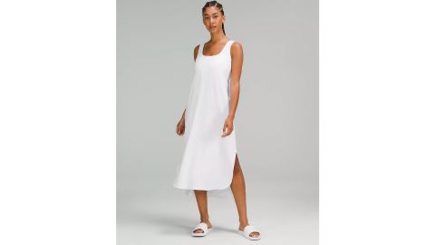 Lululemon Pima cotton open-back midi dress