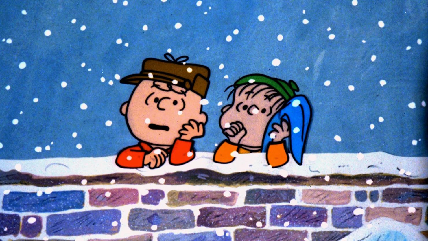 Charlie Brown y Linus en "La Navidad de Charlie Brown".