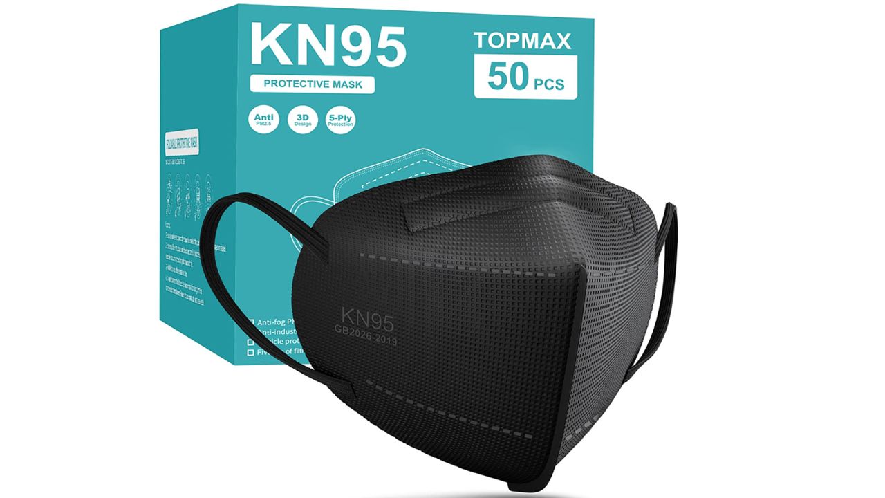 Topmax KN95 Face Masks, 50 Pack