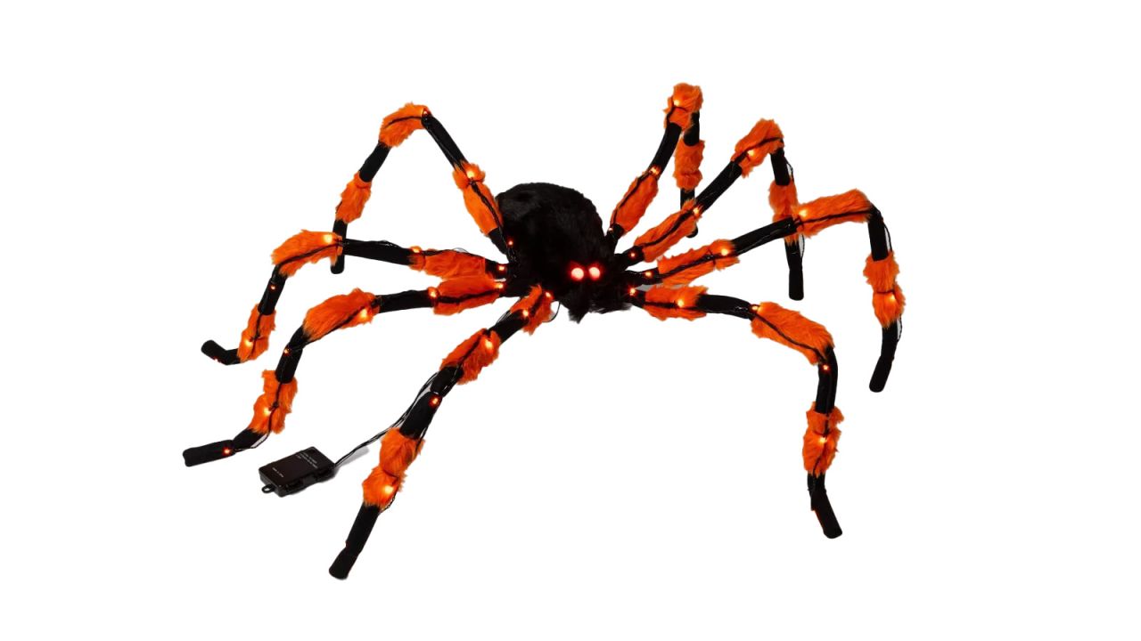 Hyde & EEK! Boutique 5-Foot LED Hanging Spider Halloween Silhouette Light.jpg