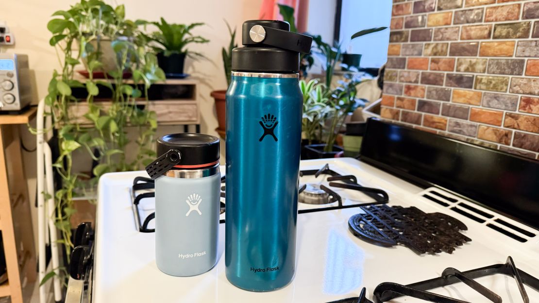 Hydroflask on grill