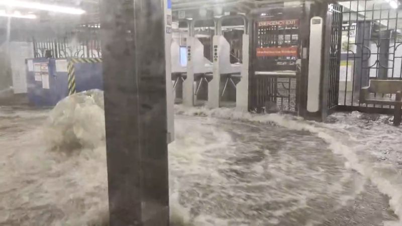 Extreme rain and flash flooding swamps Northeast metro areas, killing at least 2 people