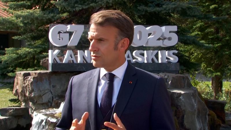 Trump slams Macron’s comment on why he had to leave G7 summit early