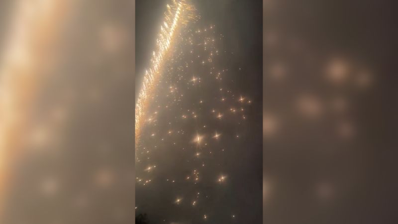 Fireballs fall from the sky during drone show in China