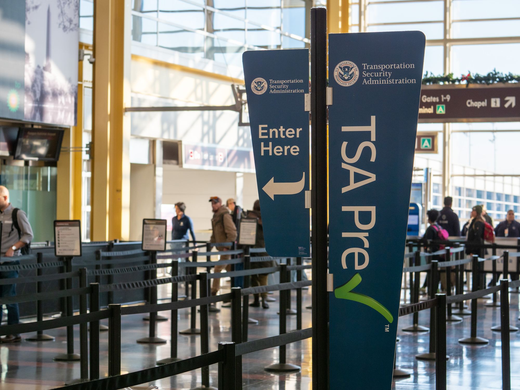 Global Entry, TSA Precheck, and known traveler memberships are