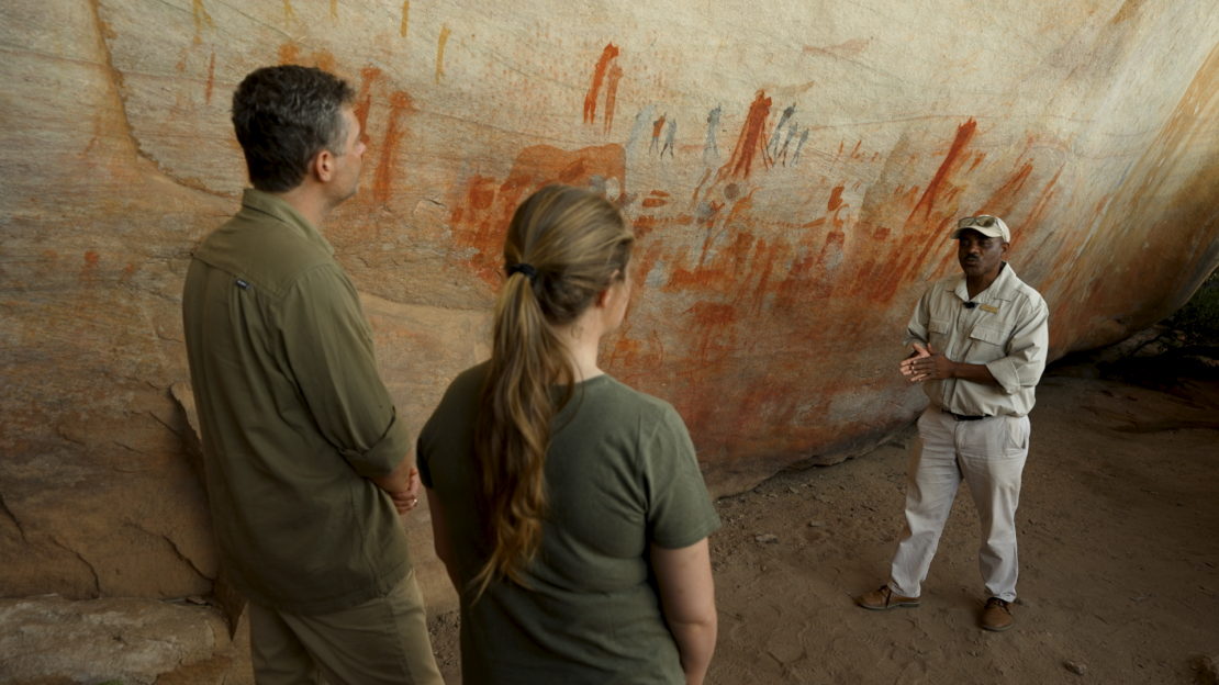 Thabathani Tshaka is working to create awareness of the importance of rock art .