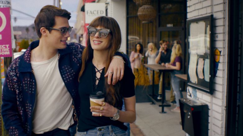 Nicholas Galitzine and Anne Hathaway in "The Idea of You," a romance premiering on Amazon's Prime Video.