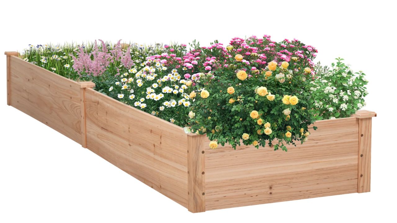 Iglesias Wood Outdoor Raised Garden Bed .jpg