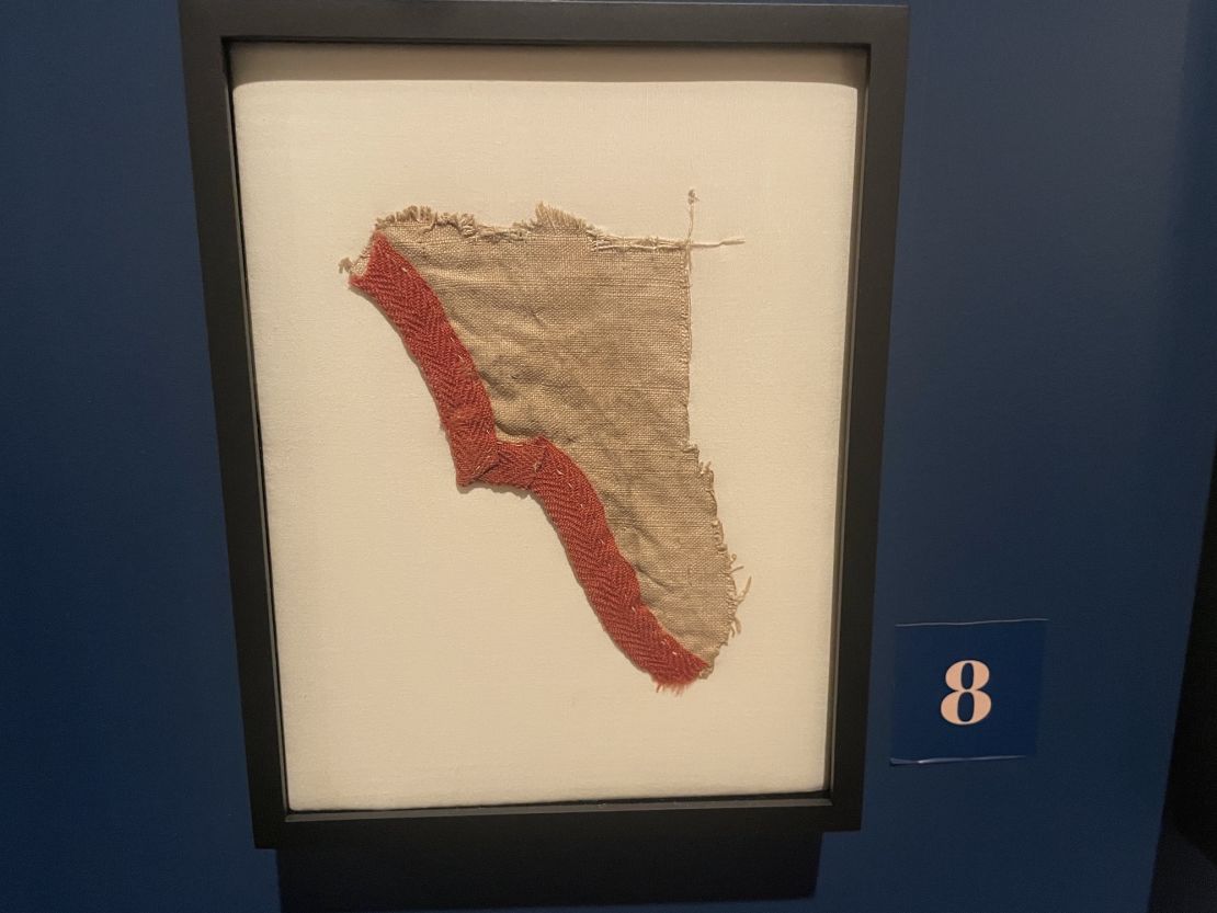 The artifact is on display at the Museum of the American Revolution in Philadelphia.