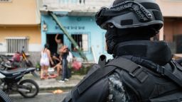 Police raid a suspected gangland neighborhood in Guayaquil.