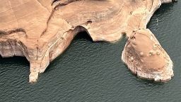 Glen Canyon's Double Arch area is seen after collapse on August 9.