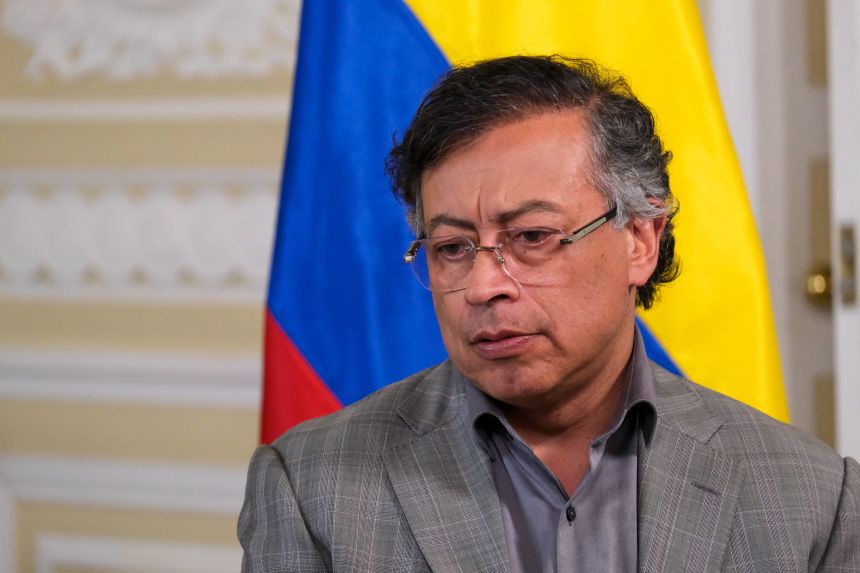 Colombian President Gustavo Petro is interviewed by CNN on November 25.