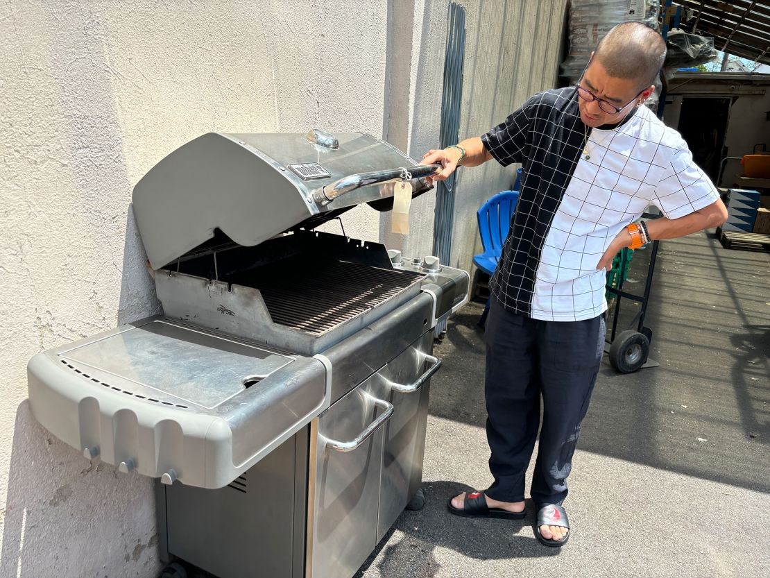 Shikhiu Ing is a frequent customer of American Royal Hardware in Montclair, NJ. He says he bought a grill during the Coronavirus Pandemic but hasn’t been using it as much since he became a vegetarian.