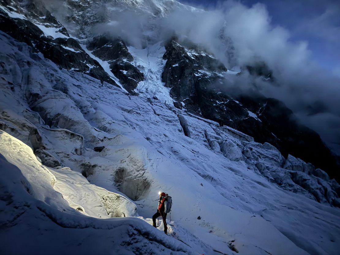 They spent three days waiting for rescue before venturing down the mountain by themselves, until they were found by a French climbing team.