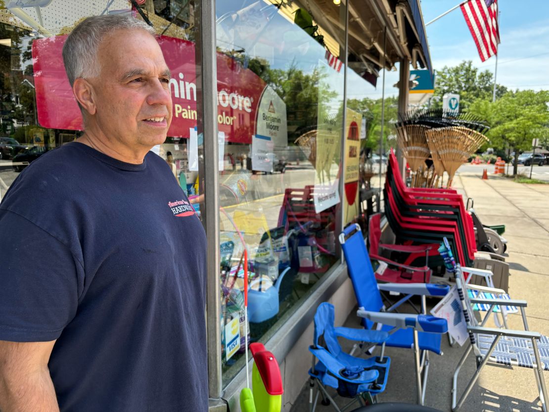 Roy Morchian, owner of American Royal Hardware in Montclair, New Jersey, says grill sales have returned to pre-pandemic levels at the local True Value franchise.