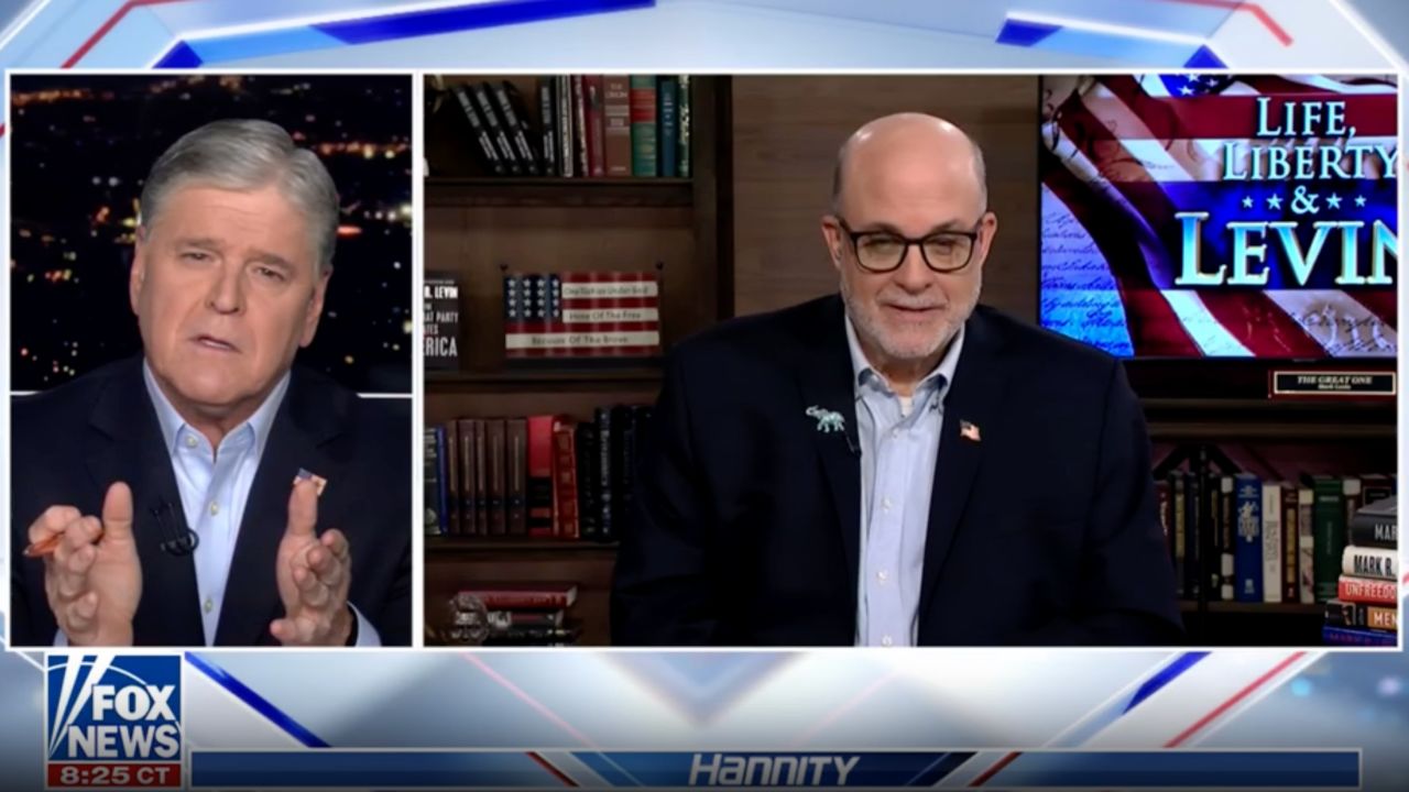 Sean Hannity and Mark Levin on Fox News.