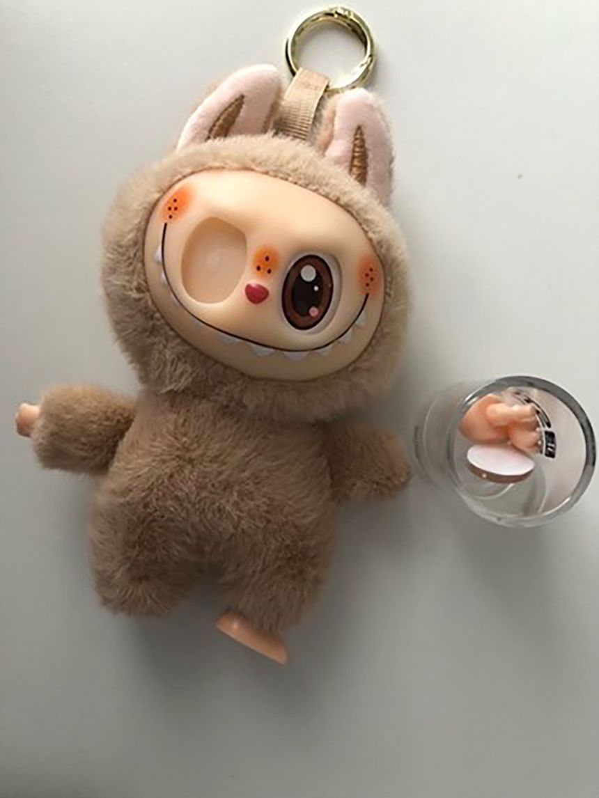 Image of an unsafe counterfeit Labubu doll shared by the Chartered Trading Standards Institute.