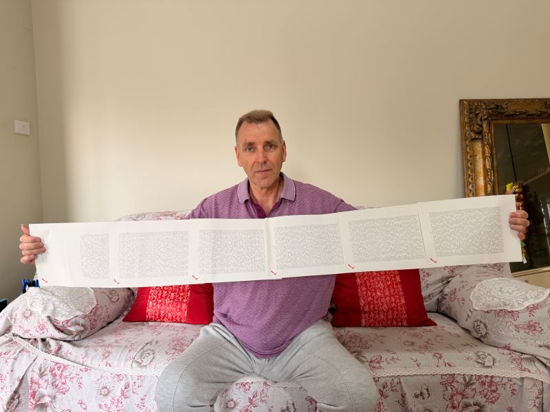 This man could tell you his name, but it’d take roughly 20 minutes This man could tell you his name, but it’d take roughly 20 minutes