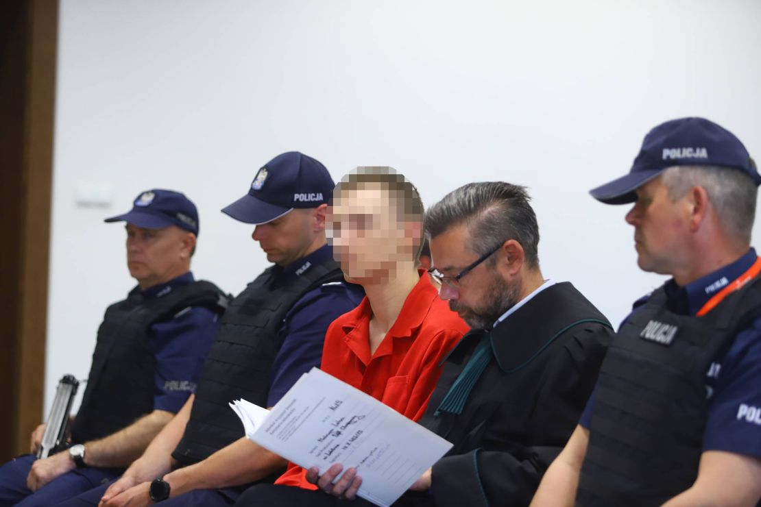 Maxim L. was sentenced to six years after weeks of receiving tasks from a Russian handler whom he had never physically met but encountered on the Telegram messaging app in February 2023. CNN has blurred his face in line with Polish law.