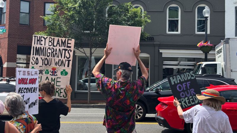 ‘This is not over:’ Tesla Takedown protesters keep pressure on Elon Musk despite DOGE exit