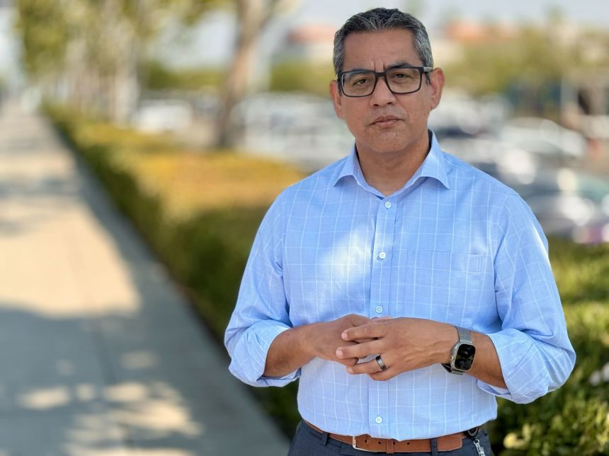 Miguel Arias, a city council member in Fresno, California, where two ICE imitators have been arrested.