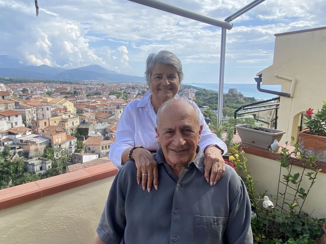 US couple Tony and Francine Smarrelli, both of Italian descent, relocated to Italy in December 2023.