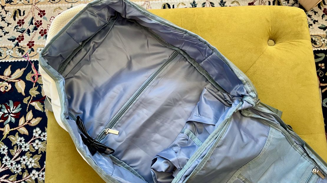 A photo of the Coowoz Large Travel Backpack's main compartment