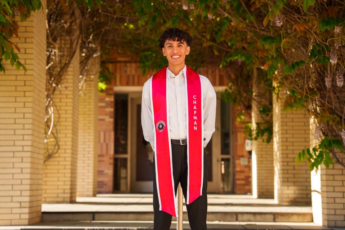 Moises Brito graduated from Chapman University in Orange, California, with a double major in accounting and business administration. In September, he'll be working in the audit and assurance department at Deloitte.