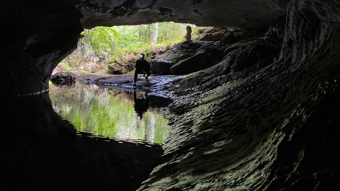 The researchers observed several infected spiders on the cave roof and walls of Whitefathers' Caves in Ireland. The fungus was also found in cave systems in Northern Ireland.