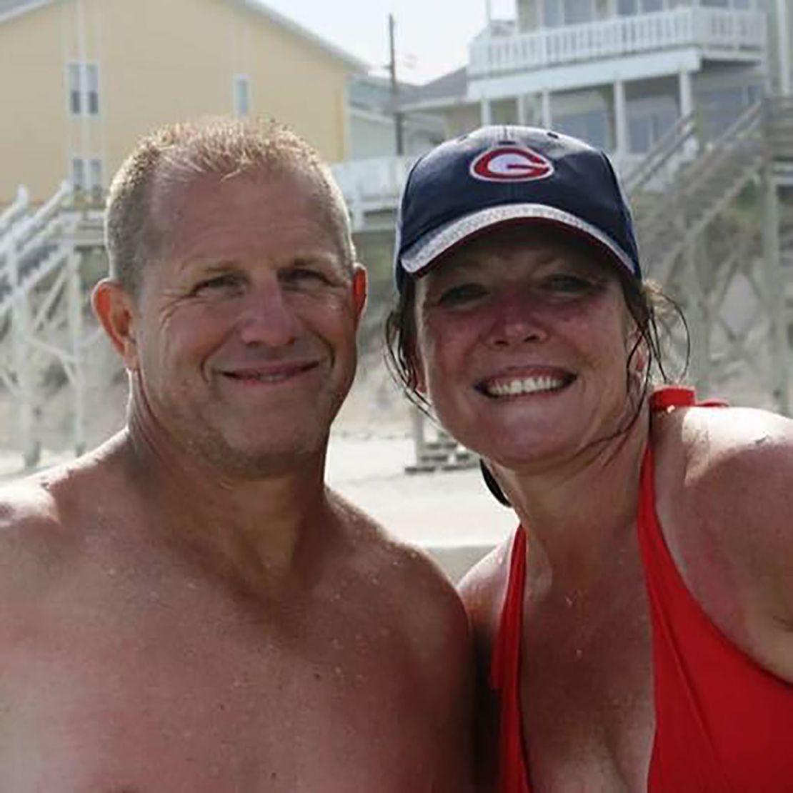 Rod and Kim Ashby were at their home in Elk Park when it was swept away by floodwaters.