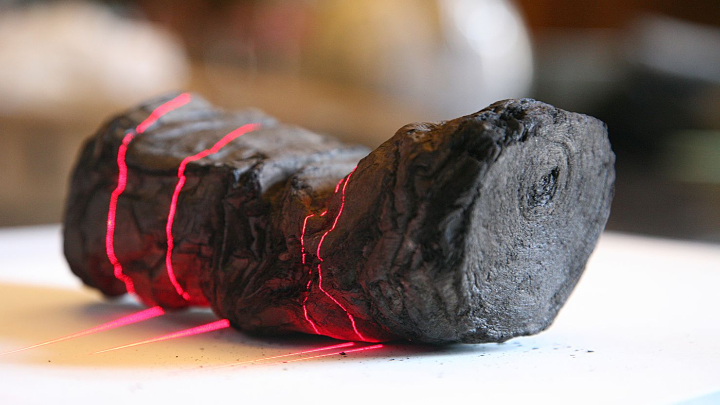After surviving a volcanic eruption in AD 79, the Herculaneum scrolls are extremely fragile and crumble if taken apart. Using AI, researchers were able to decipher several passages of text from an unrolled scroll.
