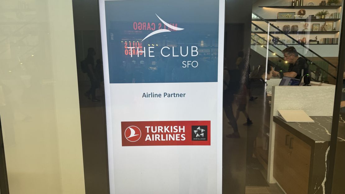 Turkish Airlines partnership the Club at SFO