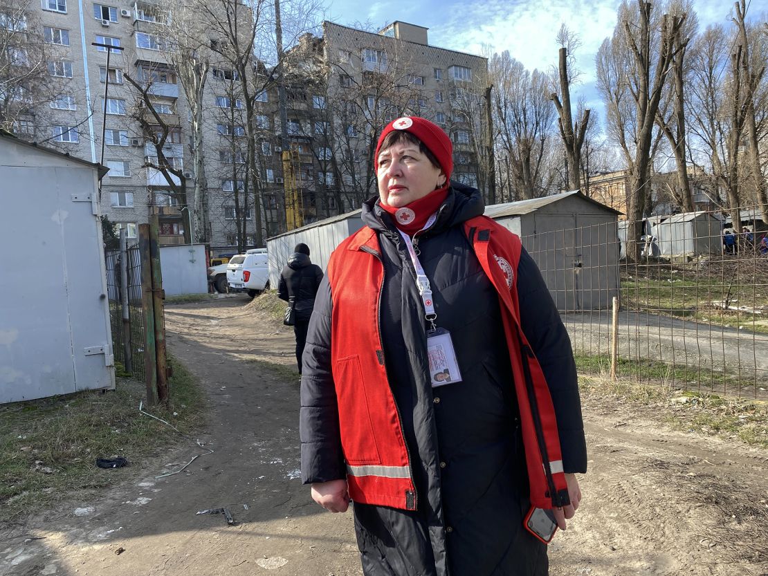 Lydmila Lashko, the head of the Dnipropetrovsk regional organization of the Ukrainian Red Cross Society, says two years of war have forced Ukrainians to get used to its brutal realities.