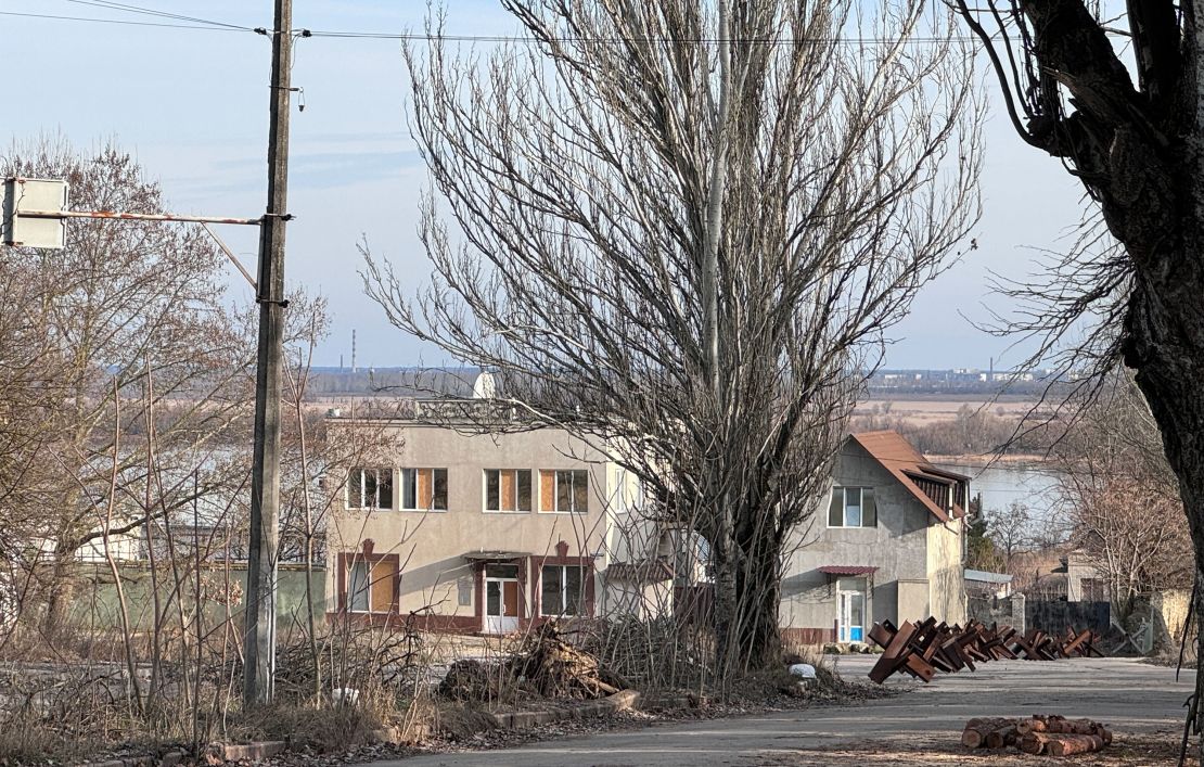 Across the river, within line of sight, are Russian soldiers who launch near-constant shelling on to the city of Kherson.